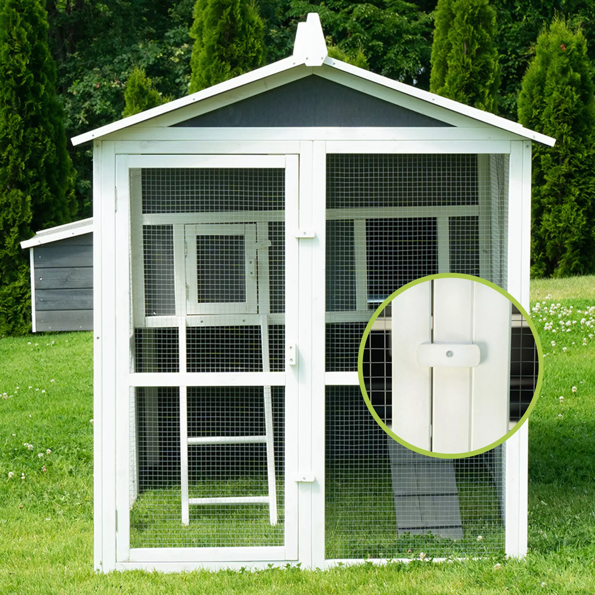 MyAnimal Hühnerstall groß für 7 Hühner MH-15